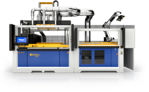 GEISS T11 Thermoformmaschine mit integriertem Robotersystem